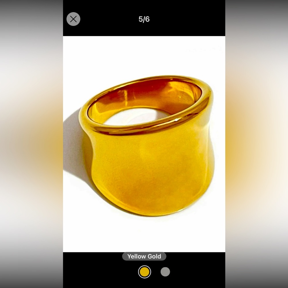 1pc Ladies' New Ring, Cold Wind Titanium Steel ring